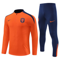 Сборная Голландии тренировочный костюм 2024/25 оранжевый