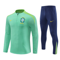 Сборная Бразилии тренировочный костюм 2024/25 светло-зелёный