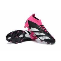 Бутсы adidas PREDATOR ACCURACY+ FG чёрно-розовые